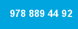978 889 44 92 978 889 44 92